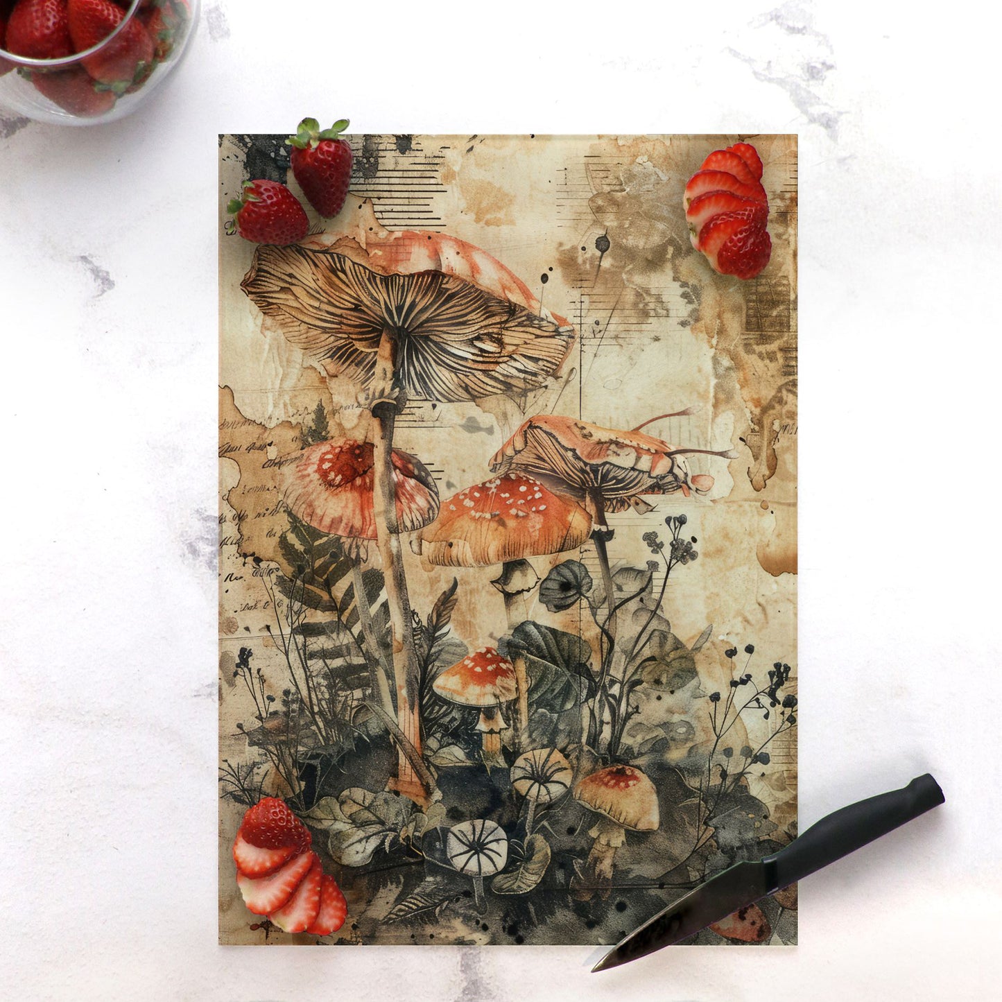 Nature's Mushroom Cutting Board Lrg. (15.75" x 11.5")