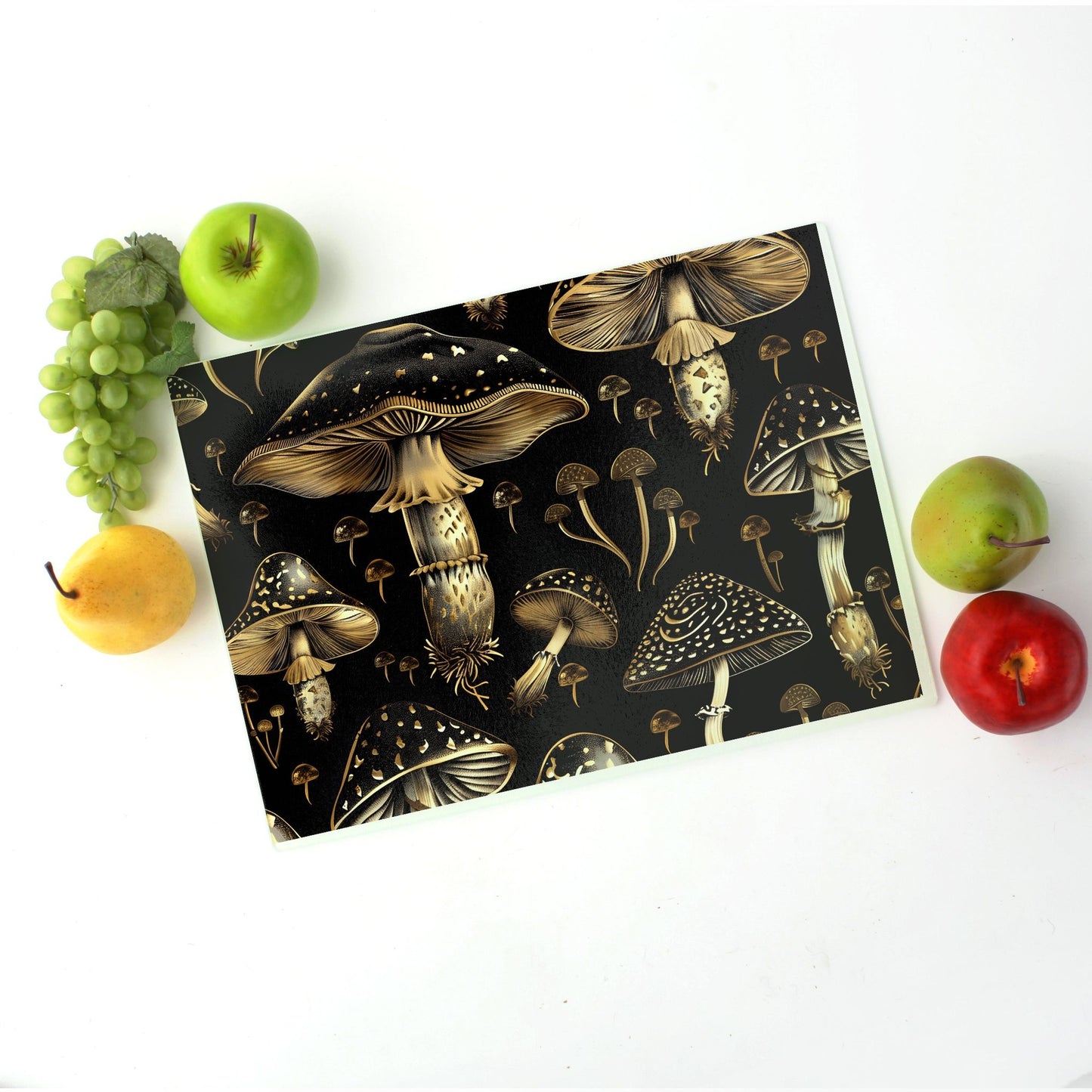 Black and Gold Cutting Board Lrg. (15.75" x 11.5")